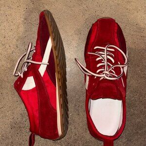 Alohas Tb.304 Nylon Red Leather Sneakers - EU 40